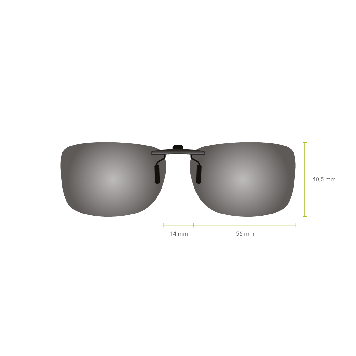 Clip-on 500 (Gris)
