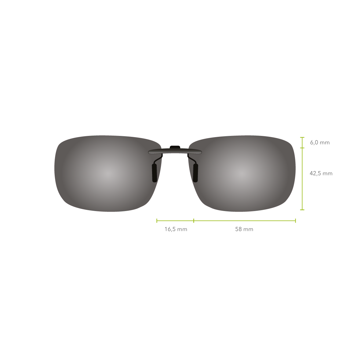 Clip-on 503 (Gris)