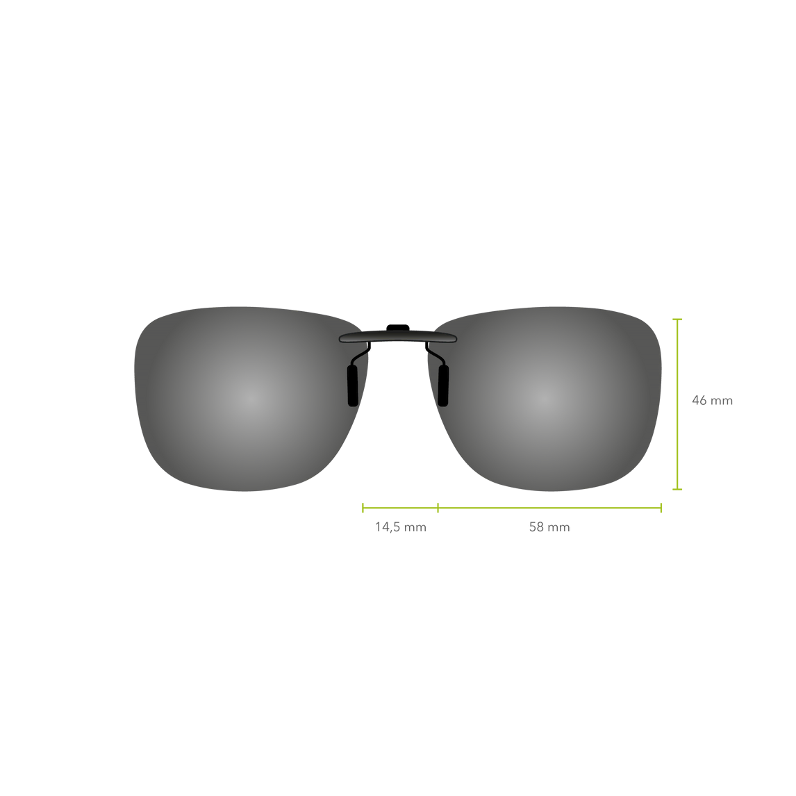 Clip-on 514 (Gris)