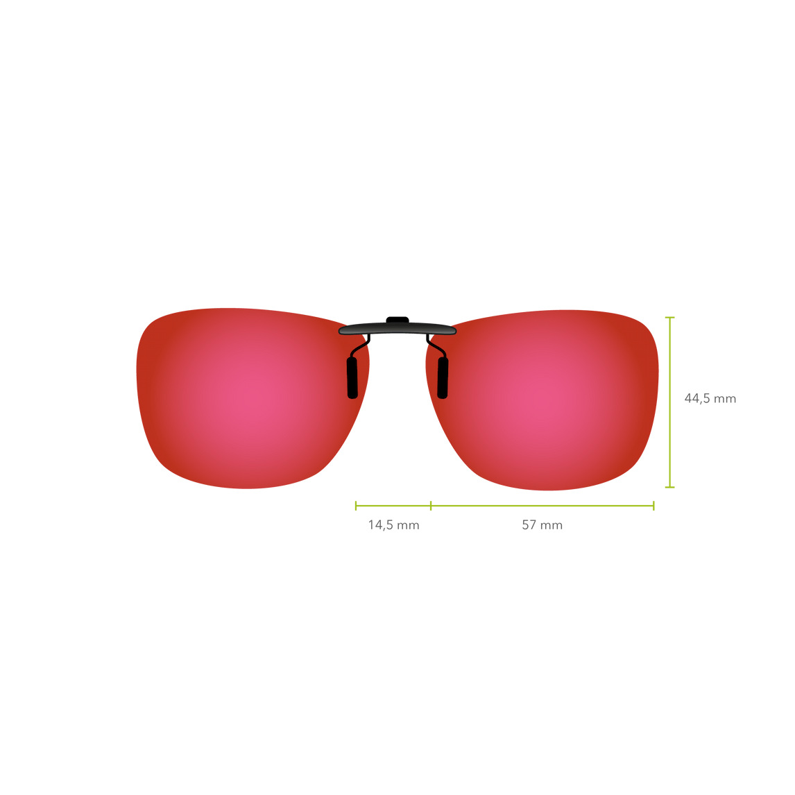 Clip-on 546R (Espejo Rojo)