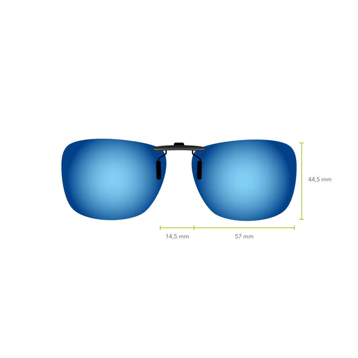 Clip-on 546 (Espejo Azul)