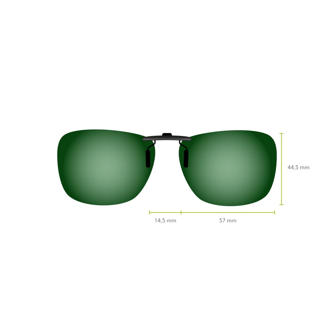 Clip-on 547 (Espejo Verde)