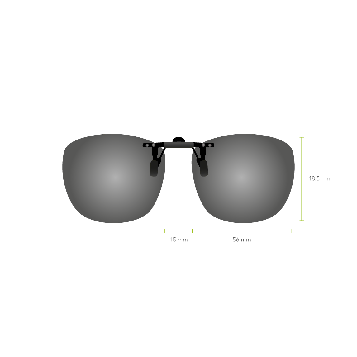Clip-on 610 (Gris)