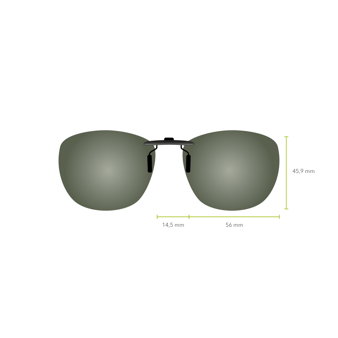 Clip-on 509 (Verde G-15)