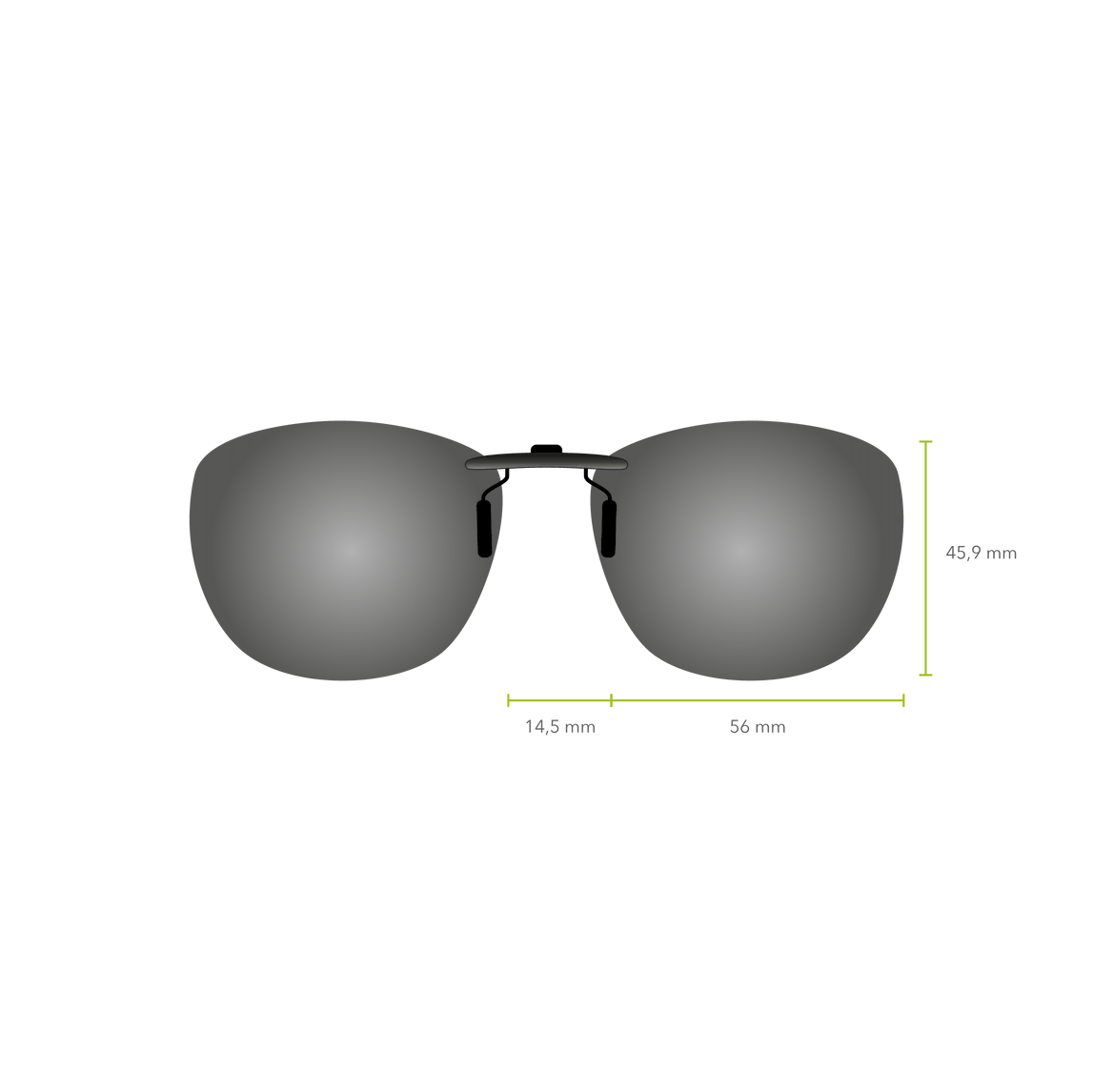 Clip-on 519 (Gris)