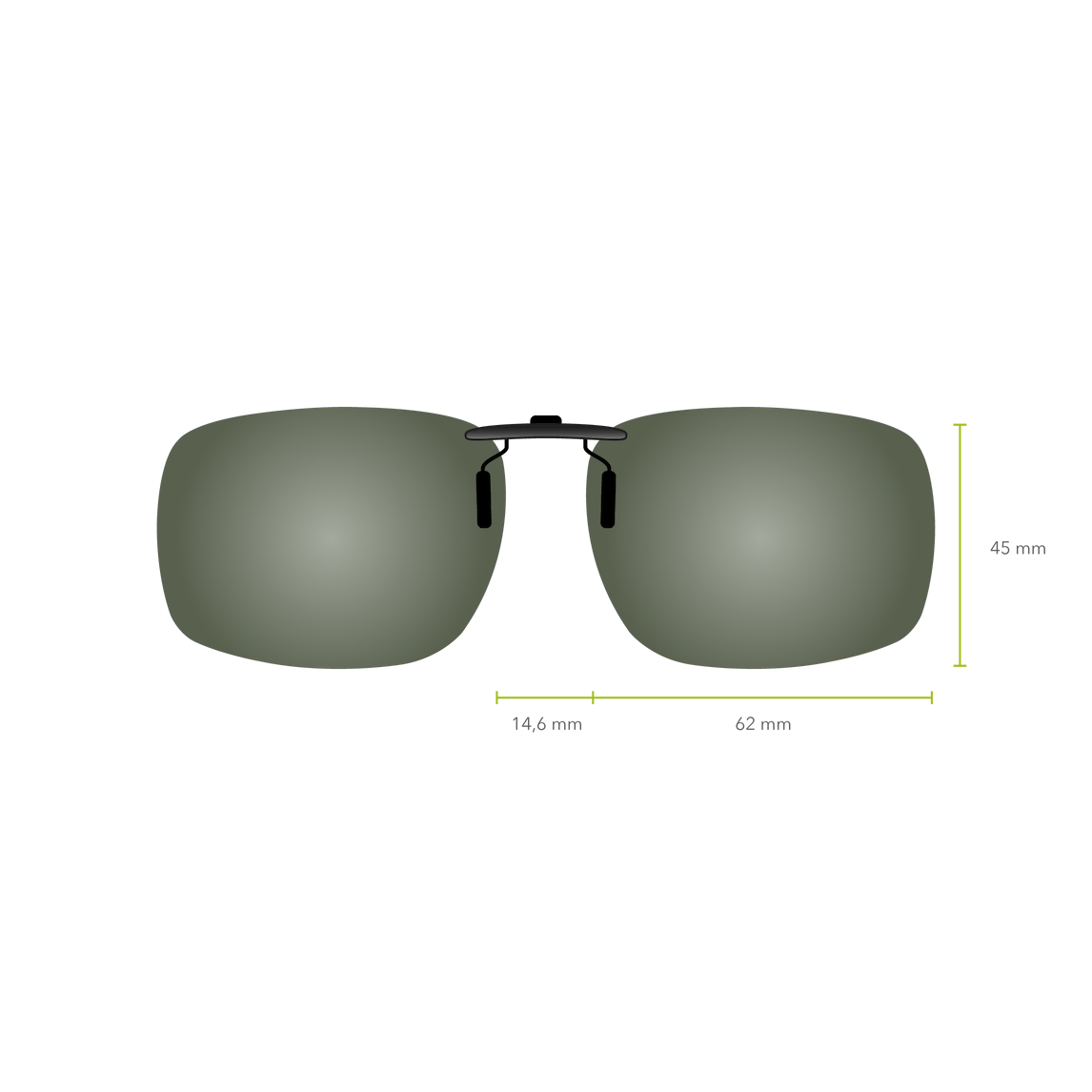 Clip-on 526 (Verde G-15)