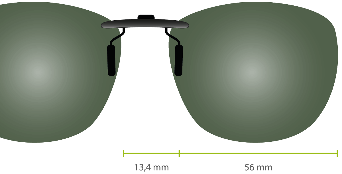 Clip-on Solar Polarizado Fijo | Ref: 509 (Gris + AR)