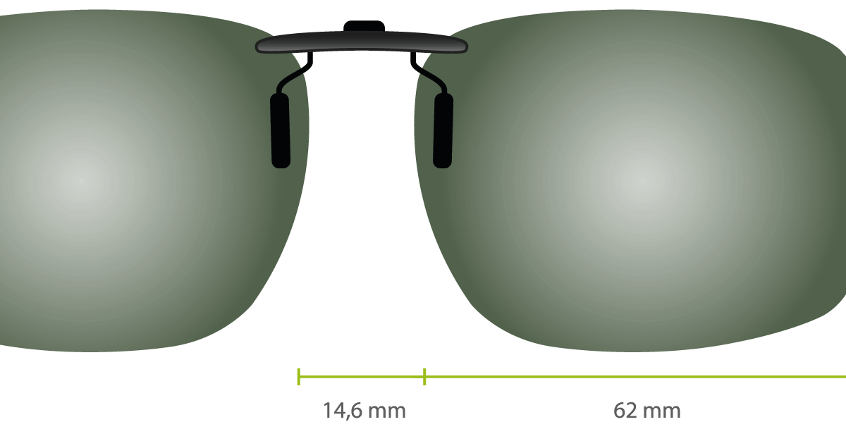 Clip-on Solar Polarizado Fijo | Ref: 526 (G-15 + AR)