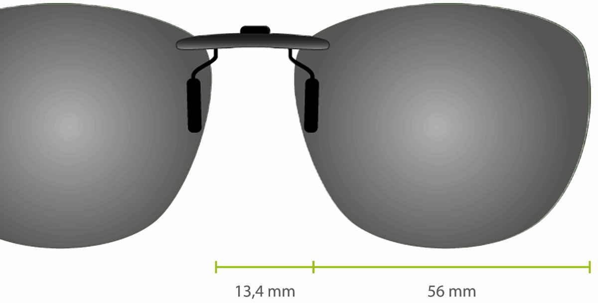 Clip-on Solar Polarizado Fijo | Ref: 519 (Gris + AR)