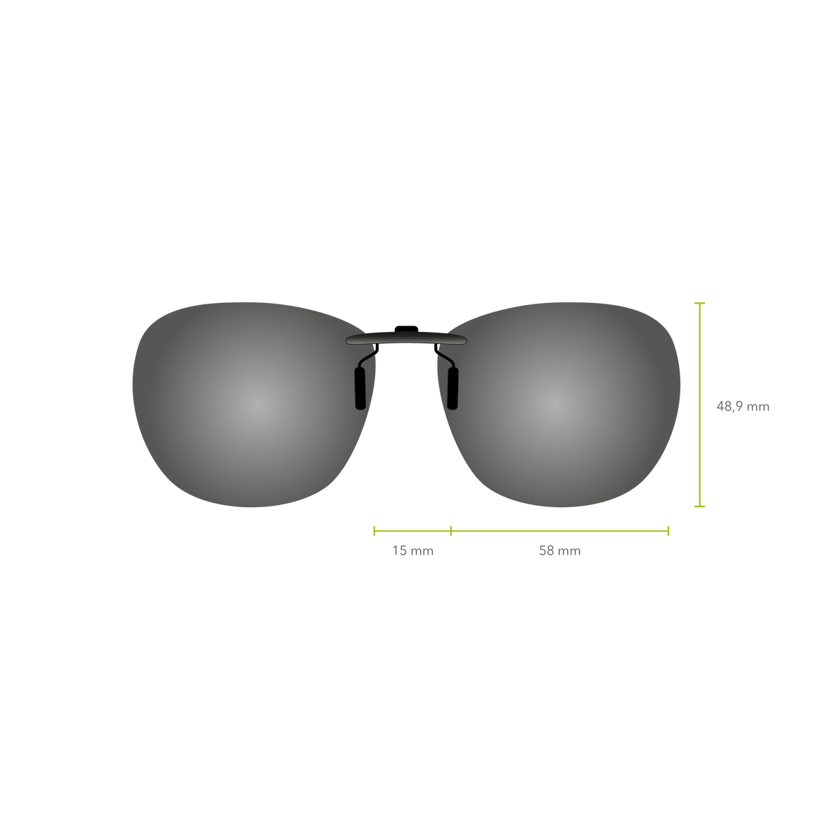 Clip-on 533 (Gris)