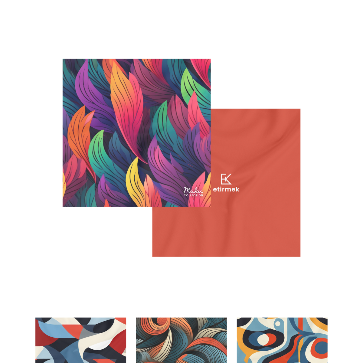 Cover del producto de gamuzas premium Maku Pelusi diseño abstract