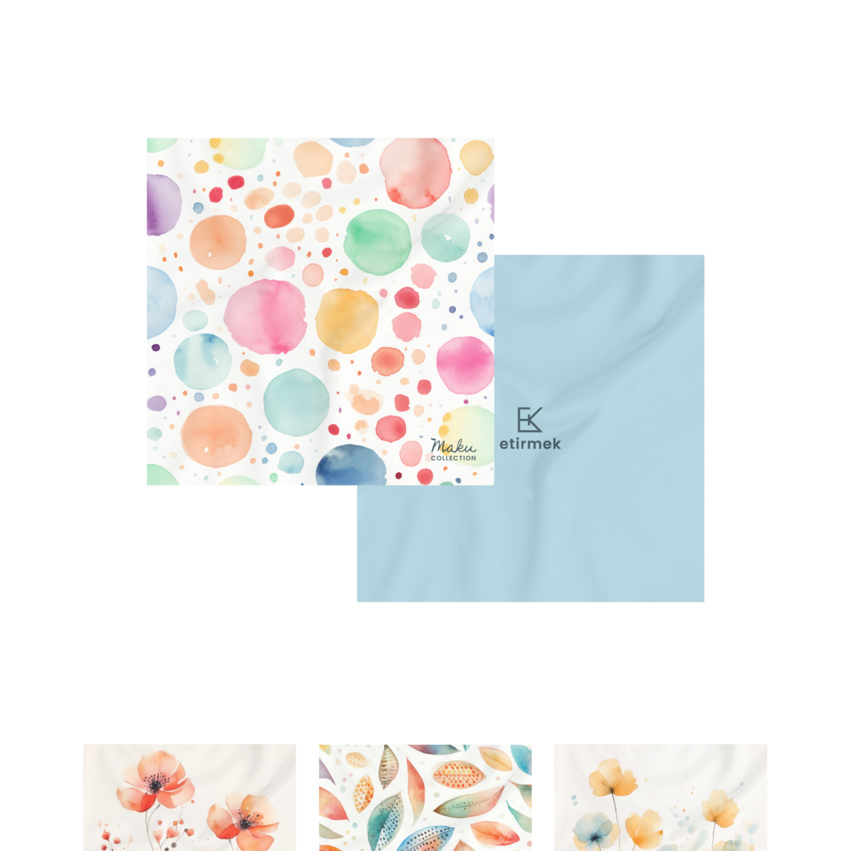 Cover del producto de gamuzas premium Maku Pelusi diseño aquarel