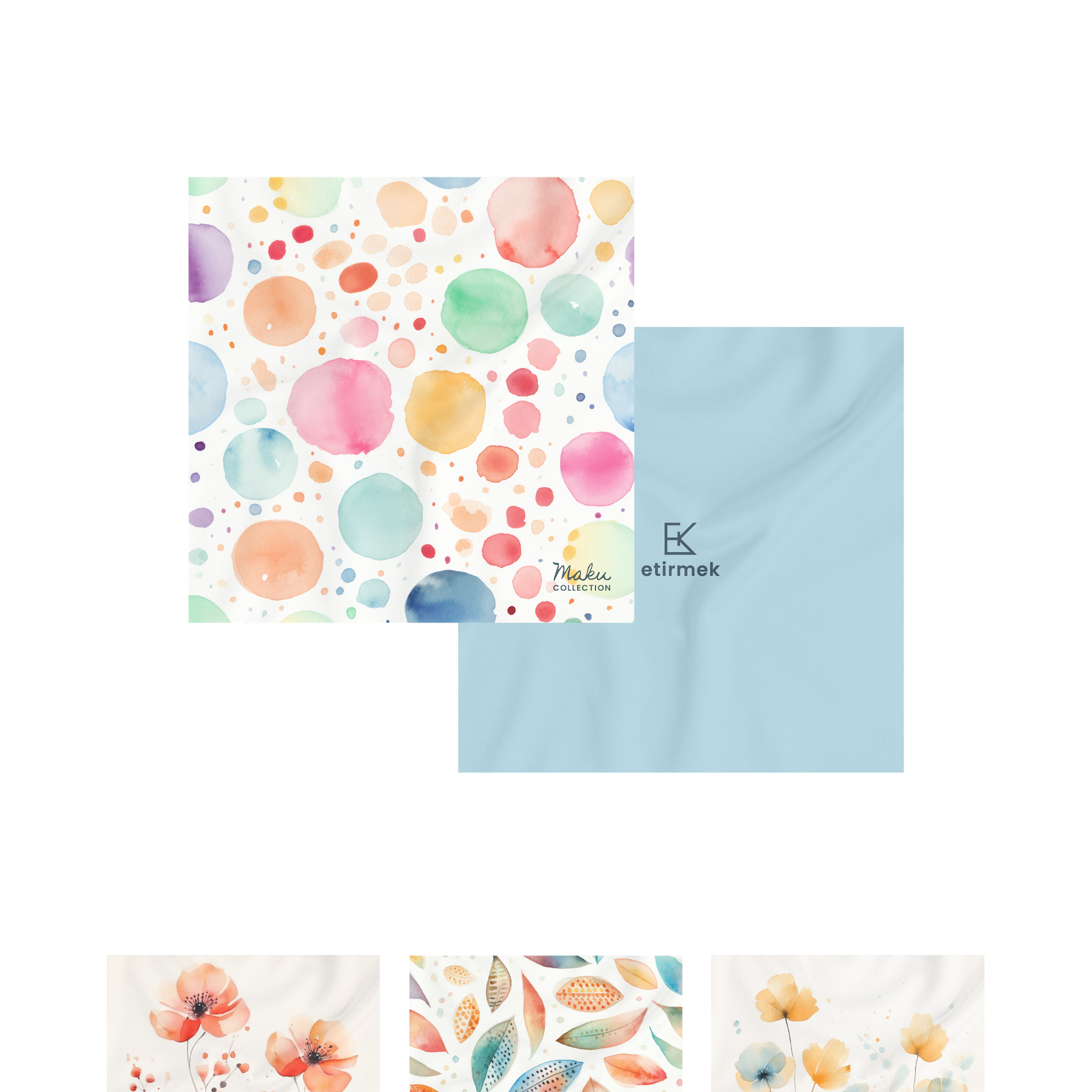 Cover del producto de gamuzas premium Maku Pelusi diseño aquarel