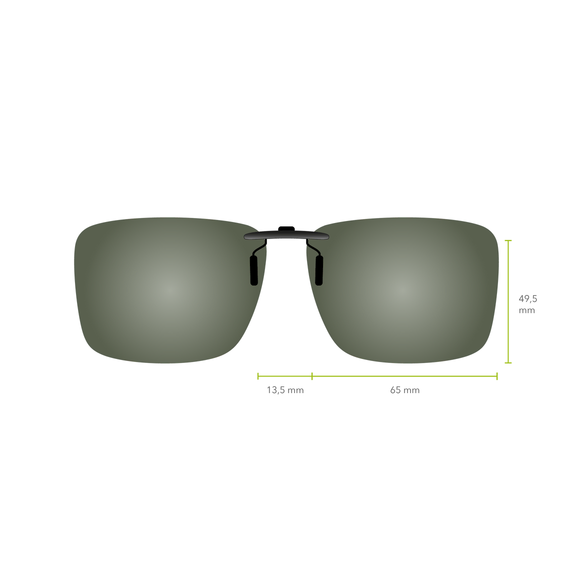 Clip-on 578 (Verde G-15)