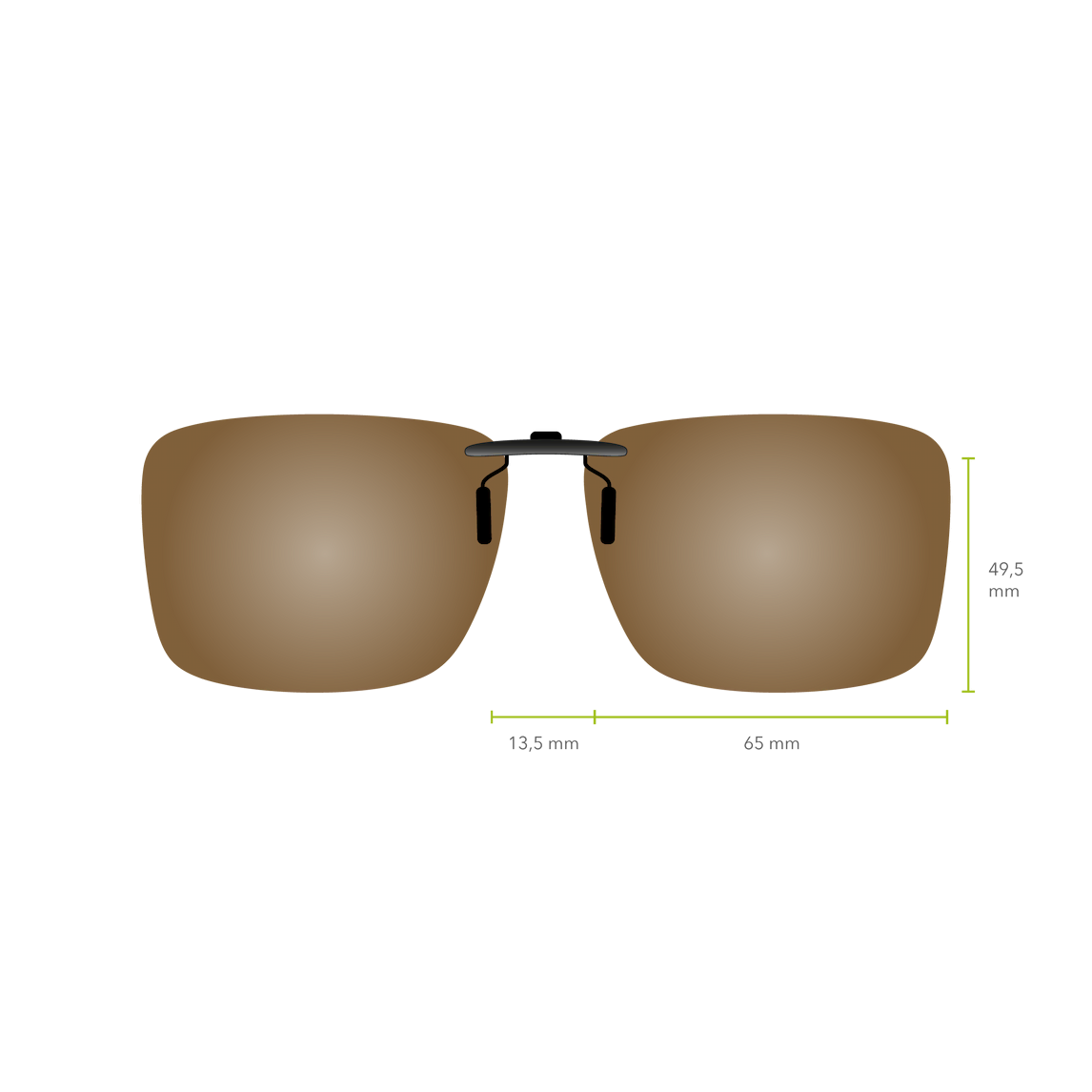 Clip-on 579 (Marrón)