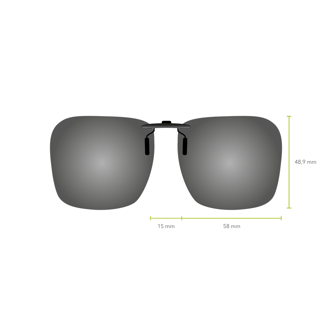 Clip-on 583 (Gris)