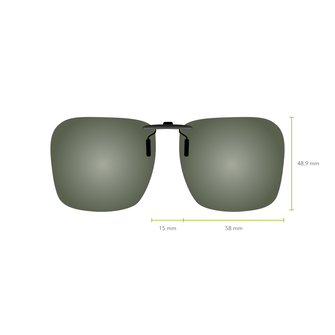 Clip-on 584 (Verde G-15)
