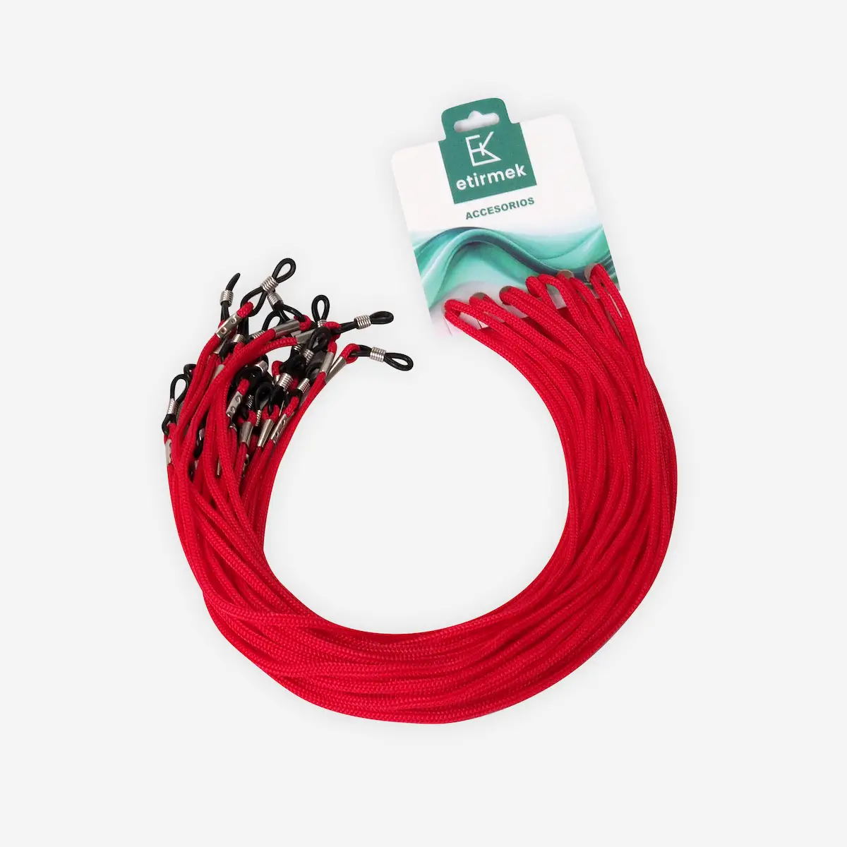 Cordón de gafa básico rojo