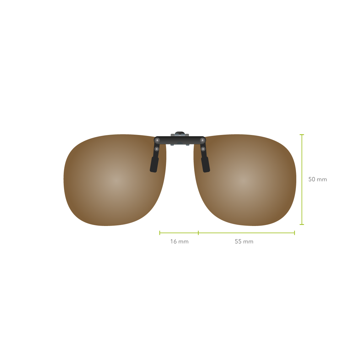 Clip-on 623 (Marrón)