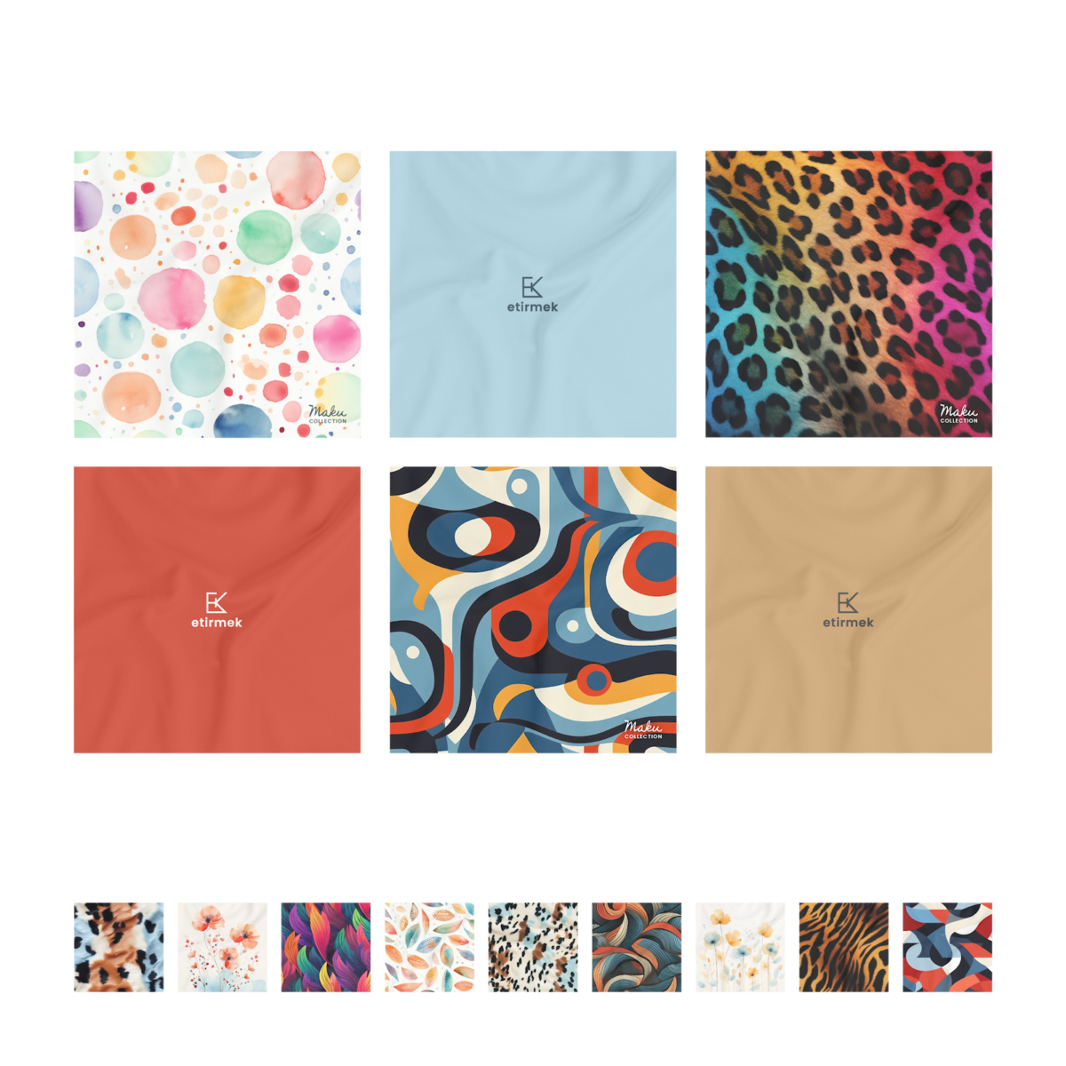 Colección completa de gamuzas premium Maku Pelusi