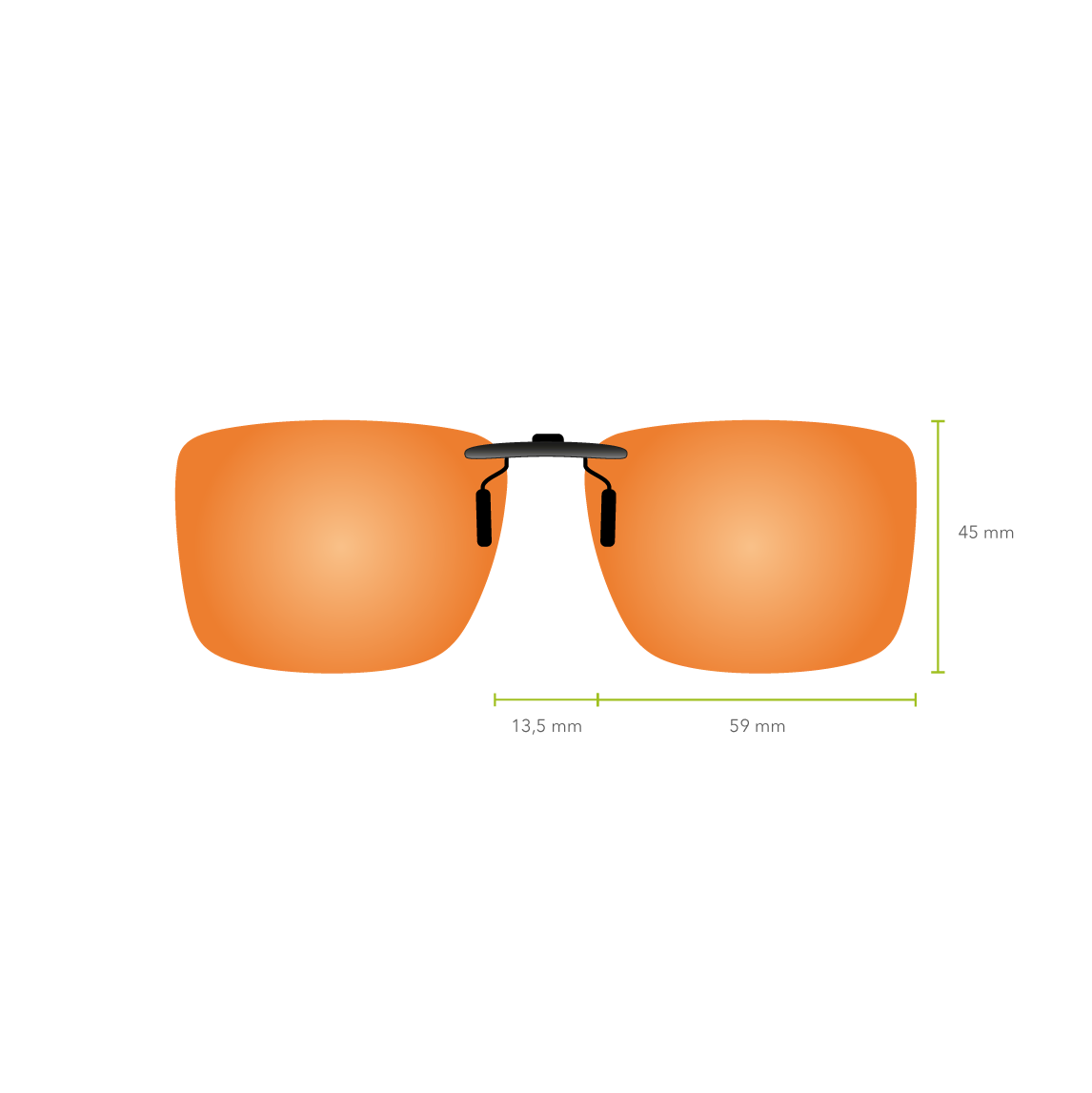 Clip-on 586 (Orange)