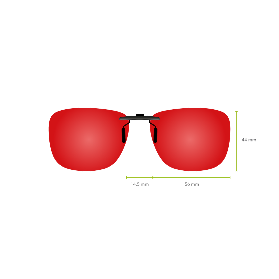 Clip-on 587 (Red)