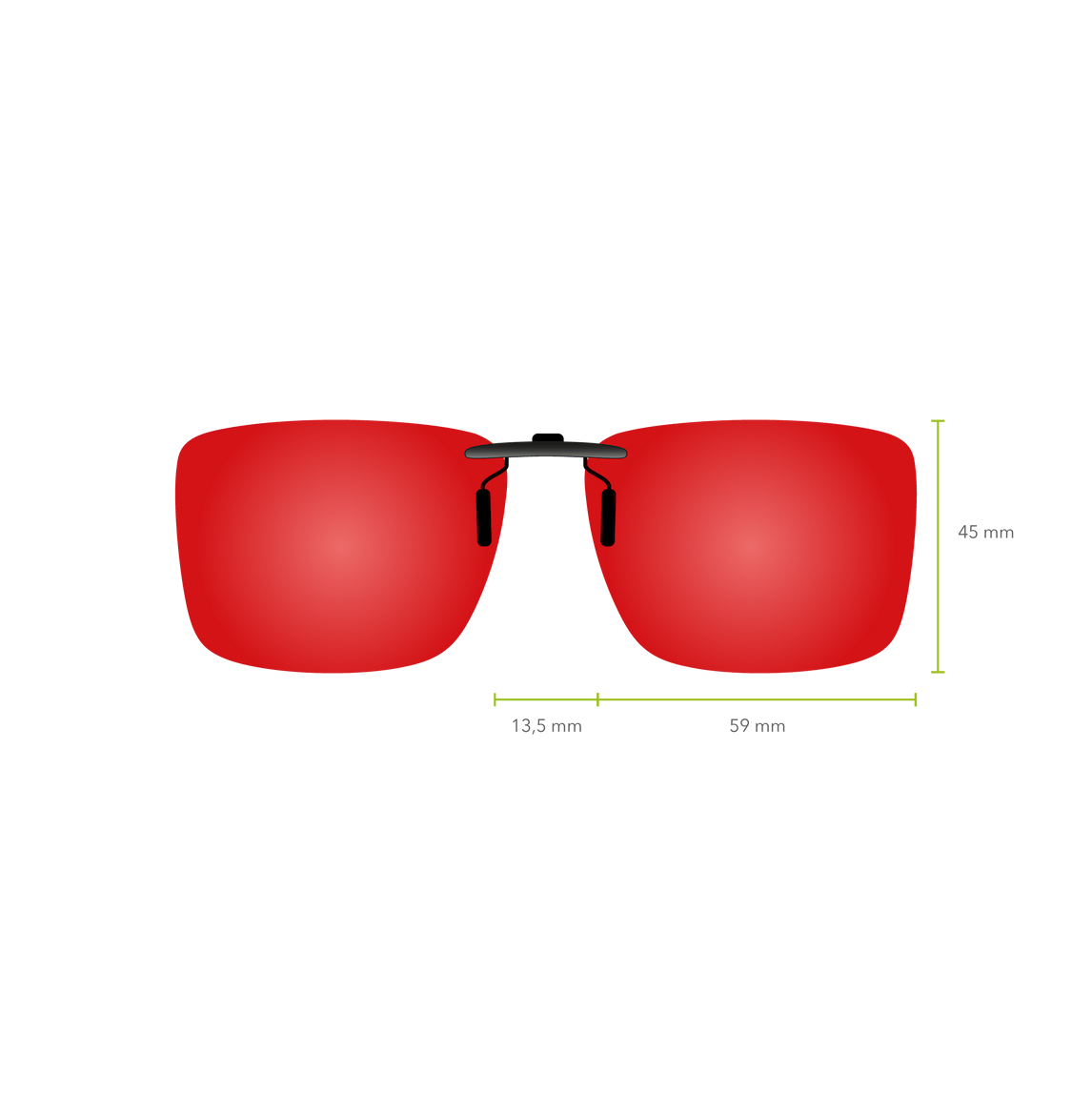 Clip-on 588 (Red)
