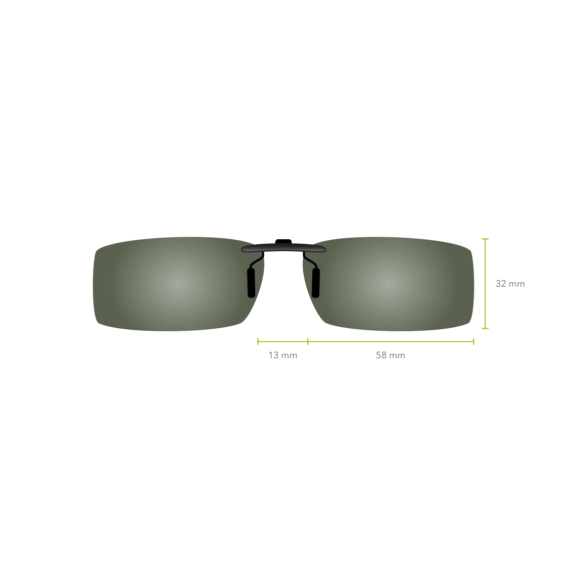 Clip-on 512 (Verde G-15)