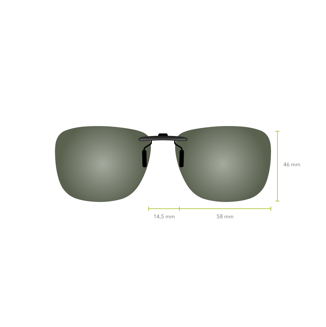 Clip-on 515 (Verde G-15)