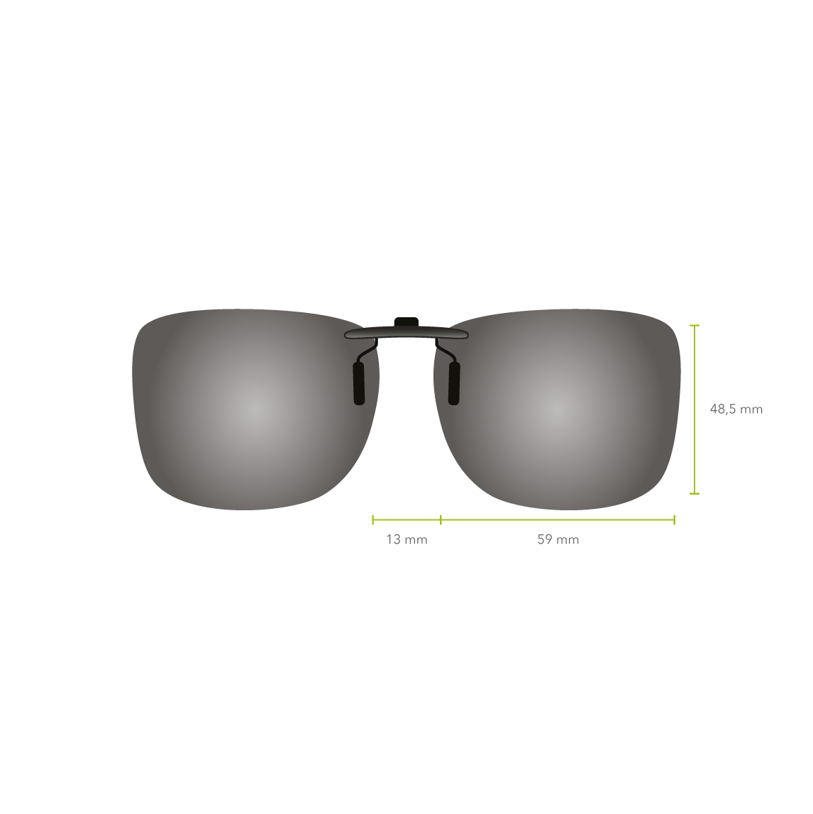 Clip-on 536 (Gris)