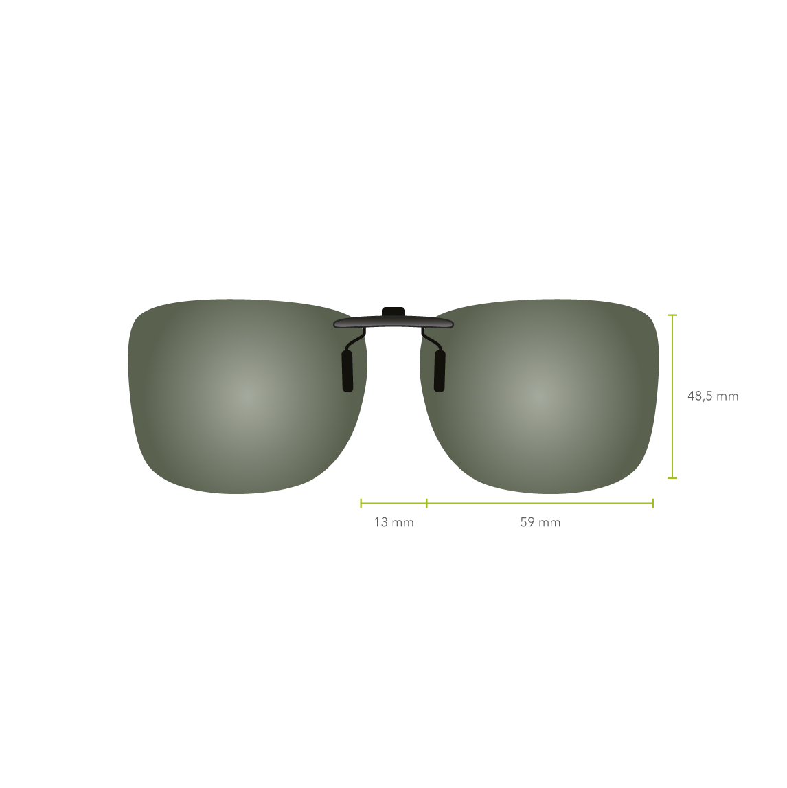 Clip-on 537 (Verde G-15)
