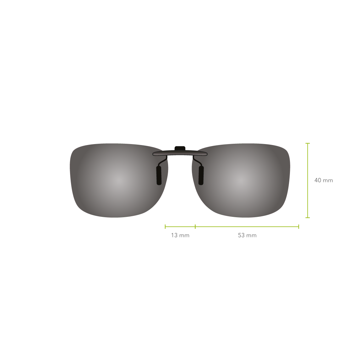 Clip-on 571 (Gris)