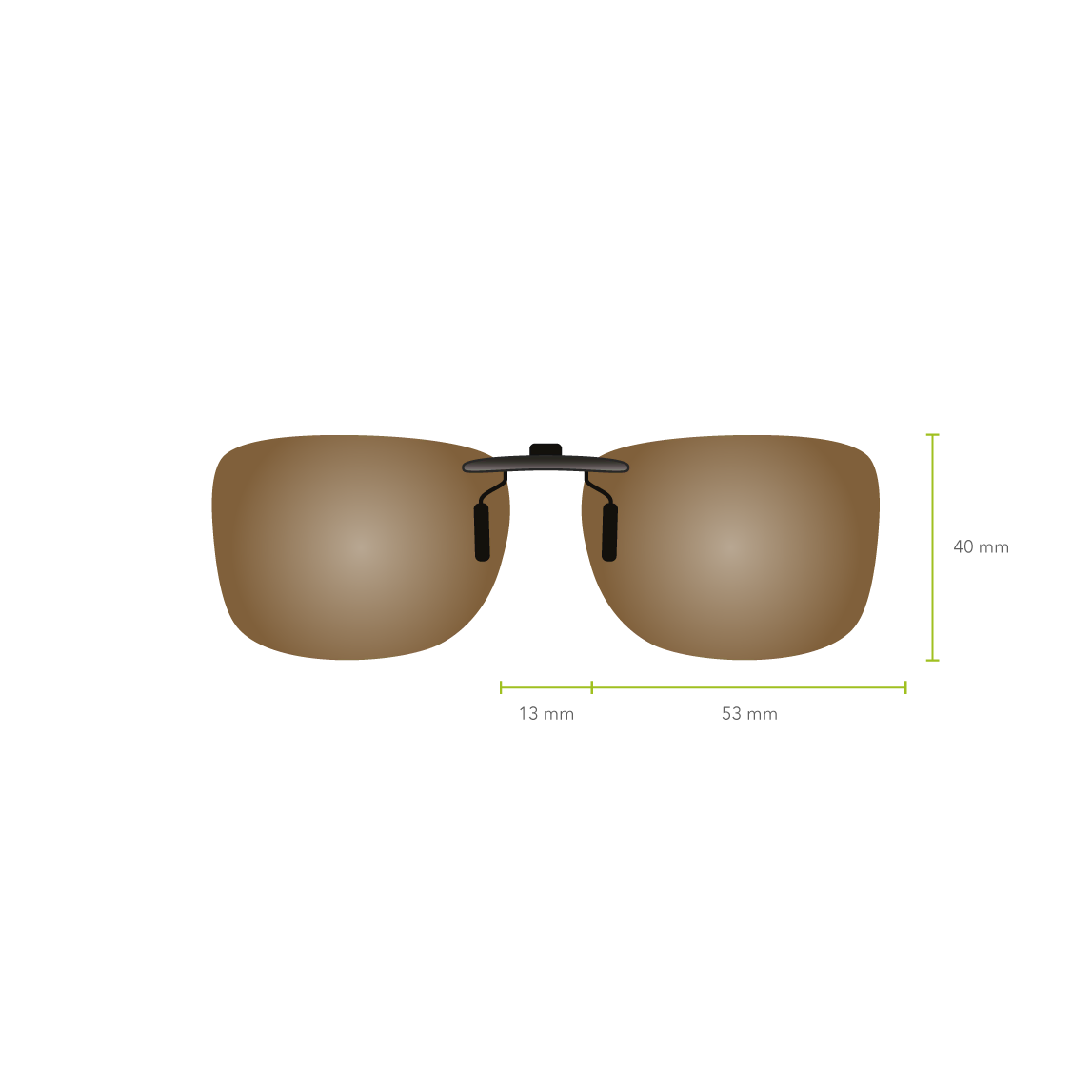 Clip-on 573 (Marrón)