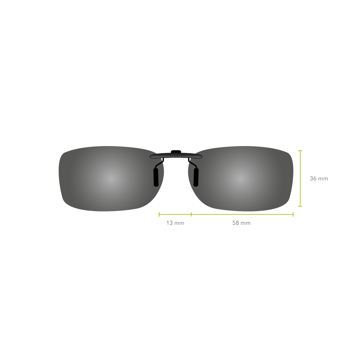 Clip-on 574 (Gris)