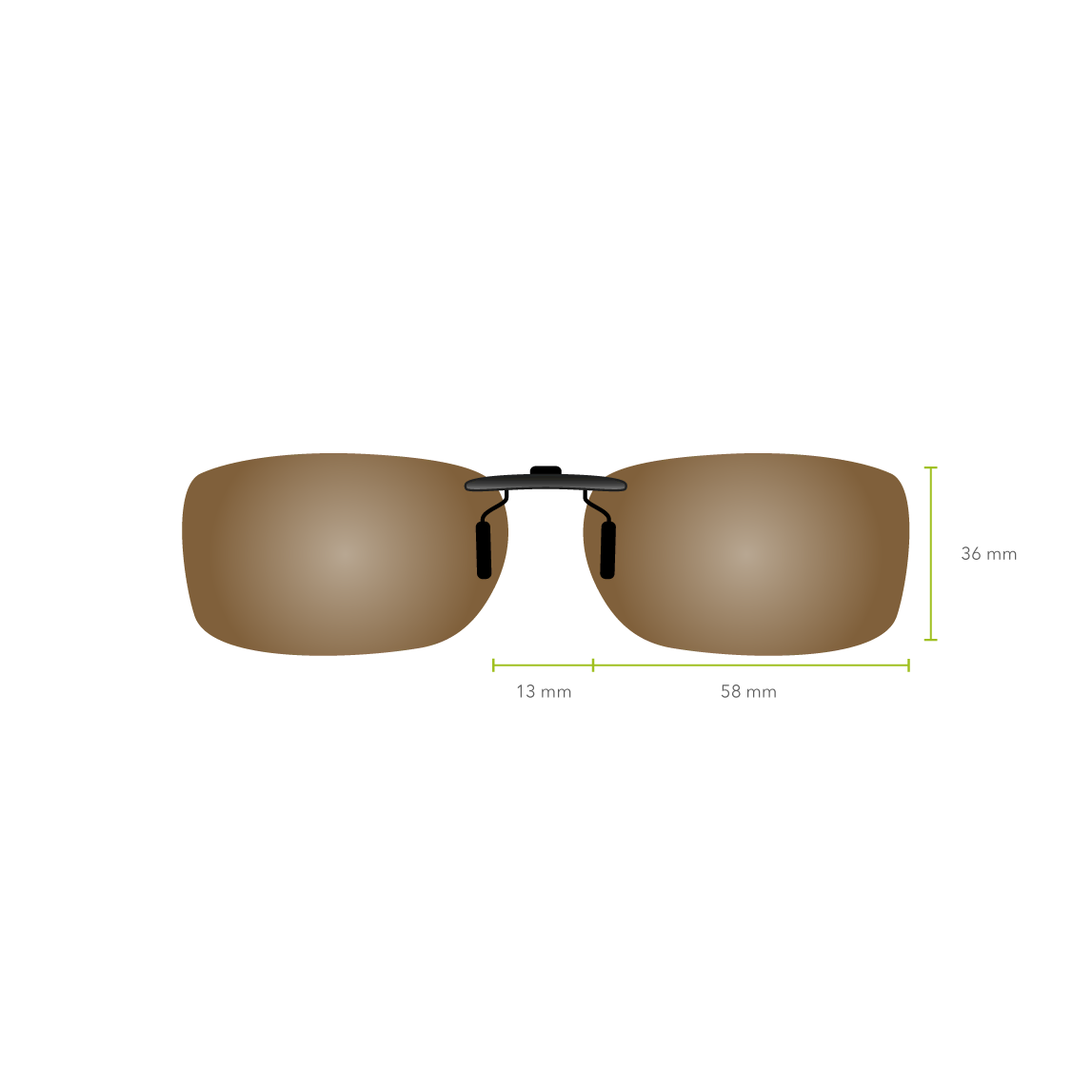 Clip-on 576 (Marrón)