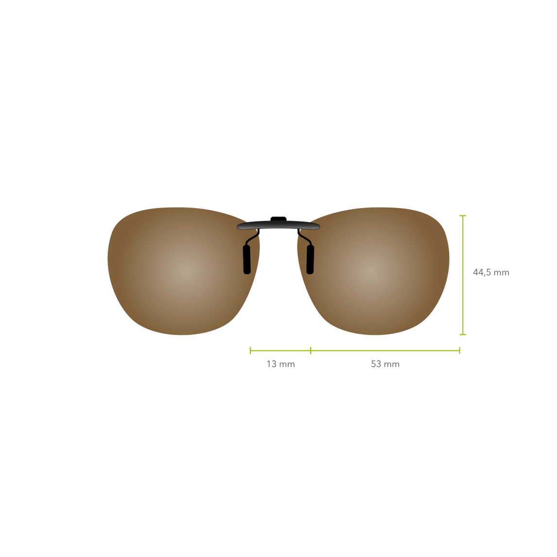 Clip-on 532 (Marrón)