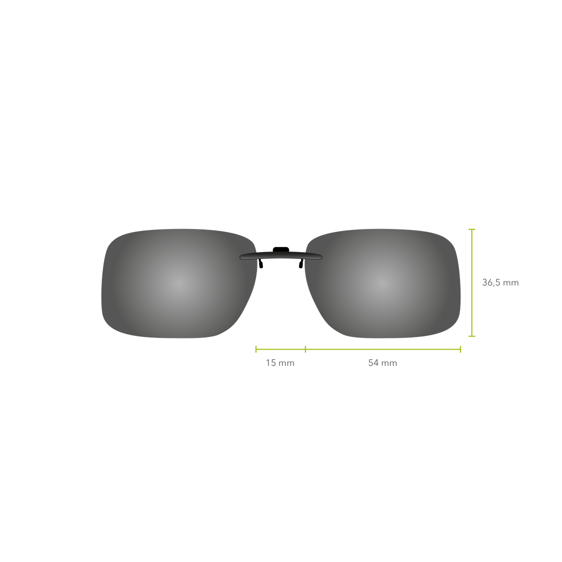 Clip-on 550 (Gris)