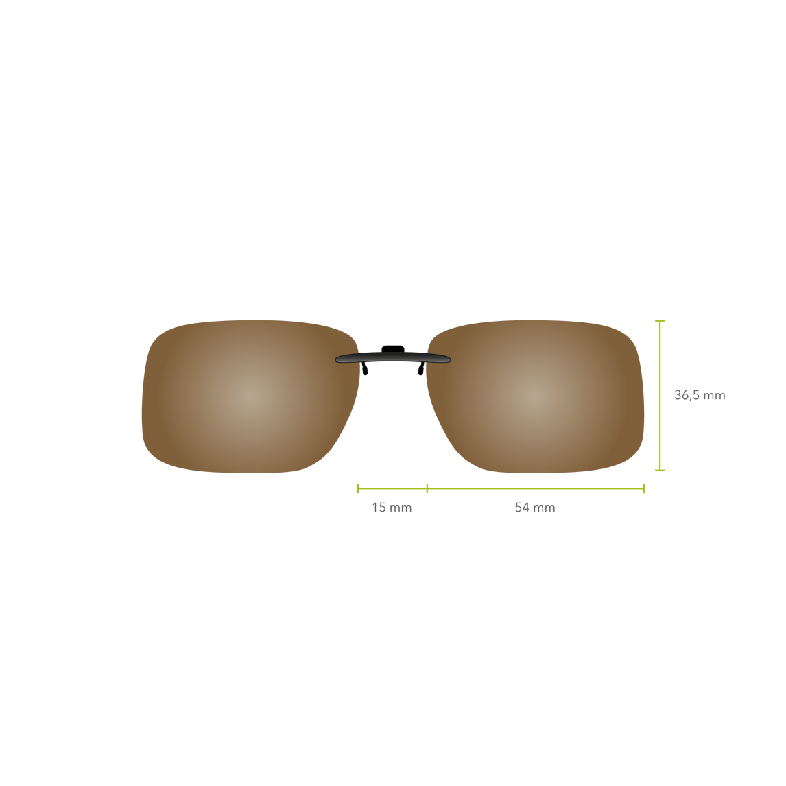 Clip-on 552 (Marrón)