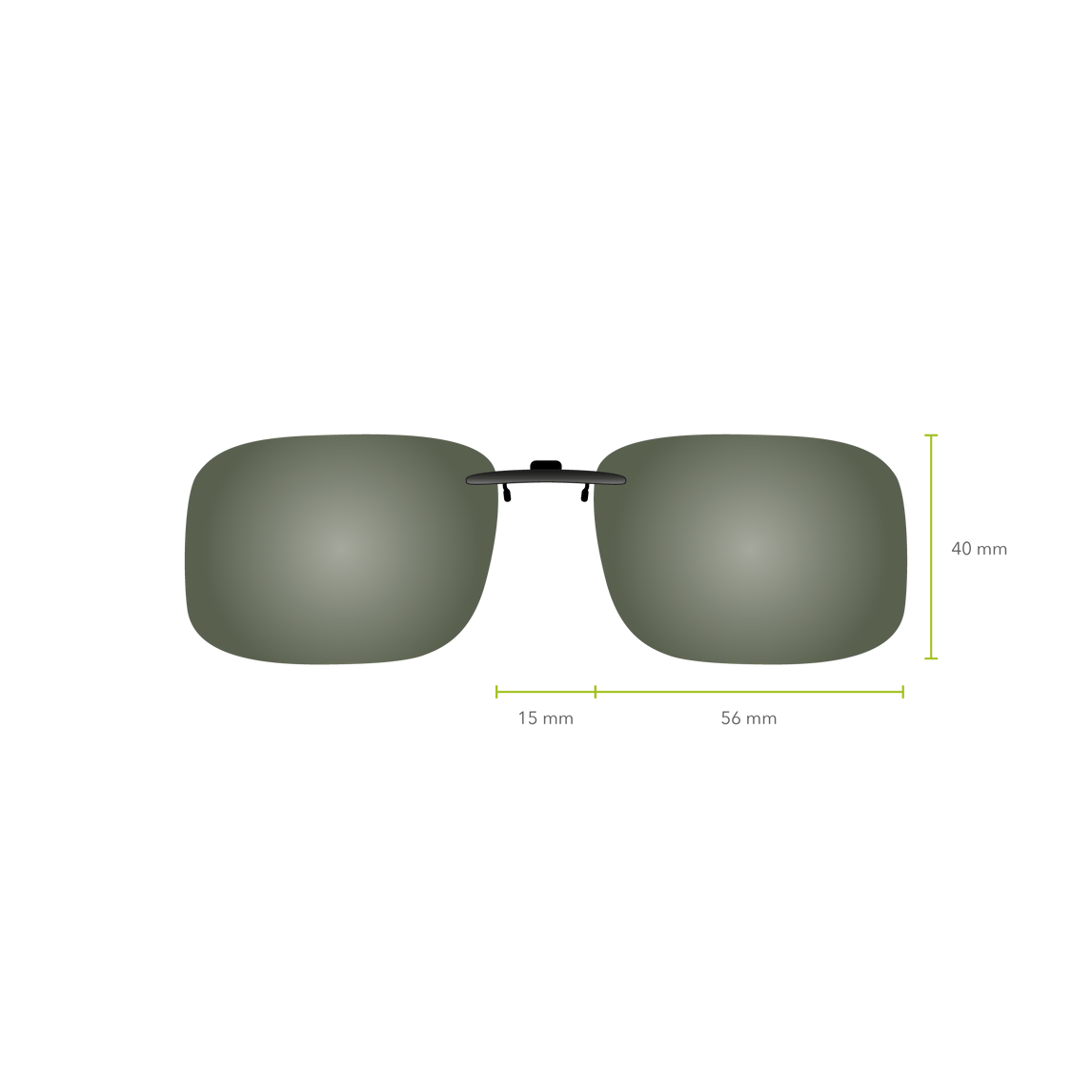 Clip-on 554 (Verde G-15)