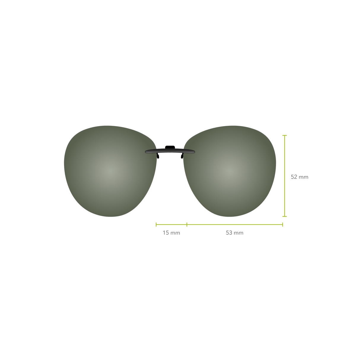 Clip-on 711 (Verde G-15)