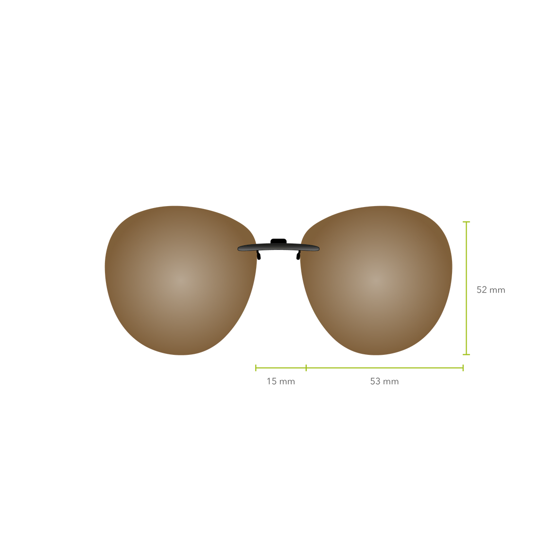 Clip-on 712 (Marrón)