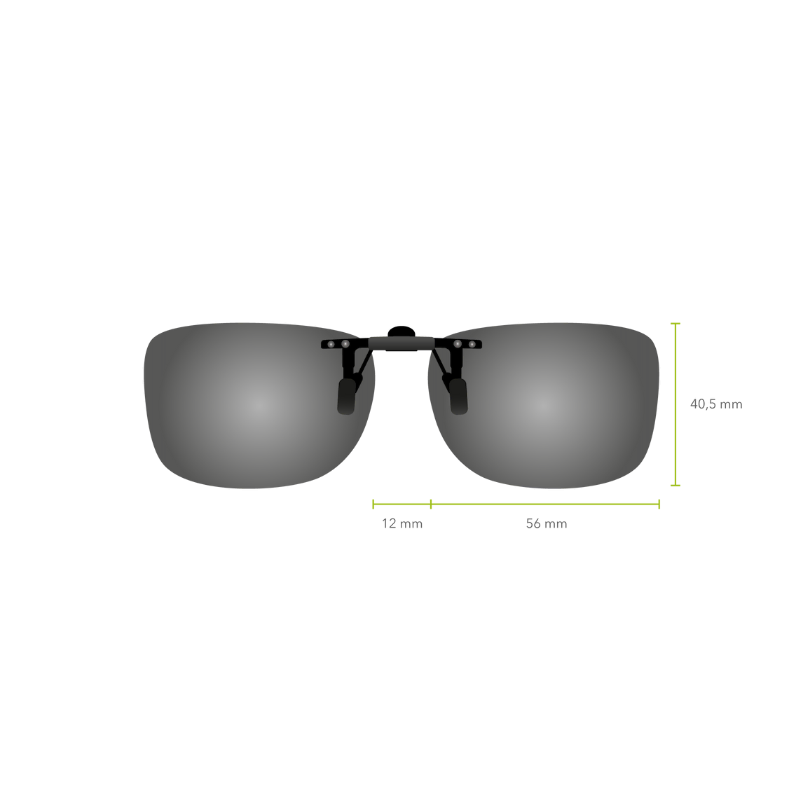 Clip-on Abatible 603 (Gris)
