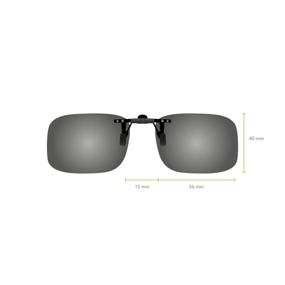 Clip-on Abatible 625 (Gris)