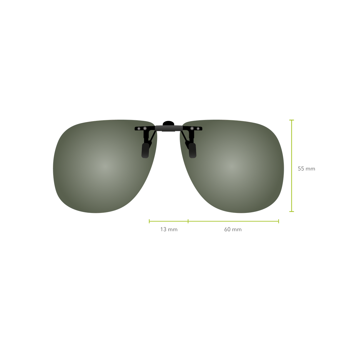 Clip-on Abatible 627 (Verde G-15)