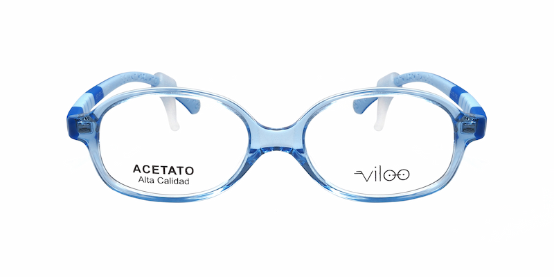 Montura Infantil de Acetato de Puente Invertido Azul